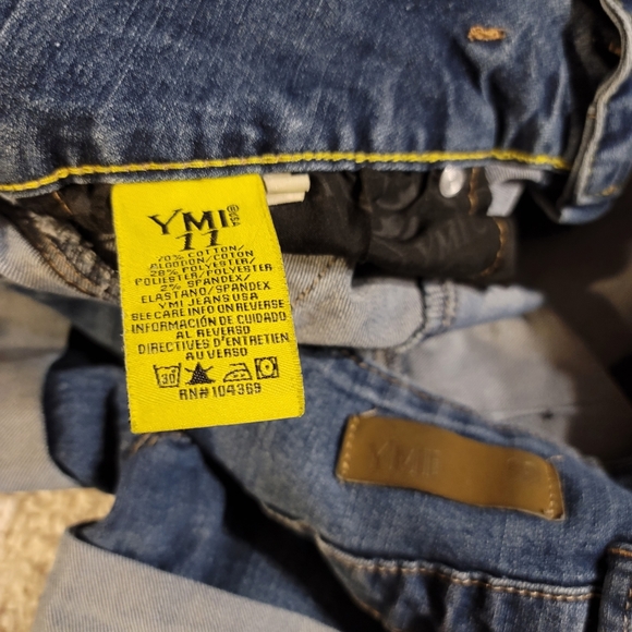 BUTT LIFTING YMI High Waisted Denim Shorts Super Sexy - Picture 6 of 10